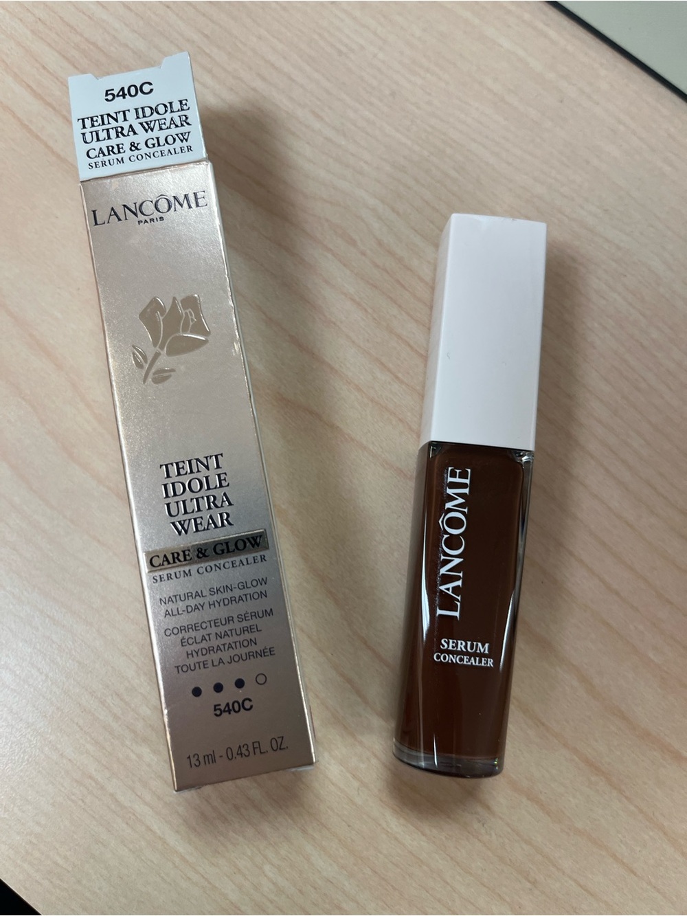 Lancome Teint Idole Ultra Wear Care & Glow Serum Concealer ~0.43 fl oz 540C